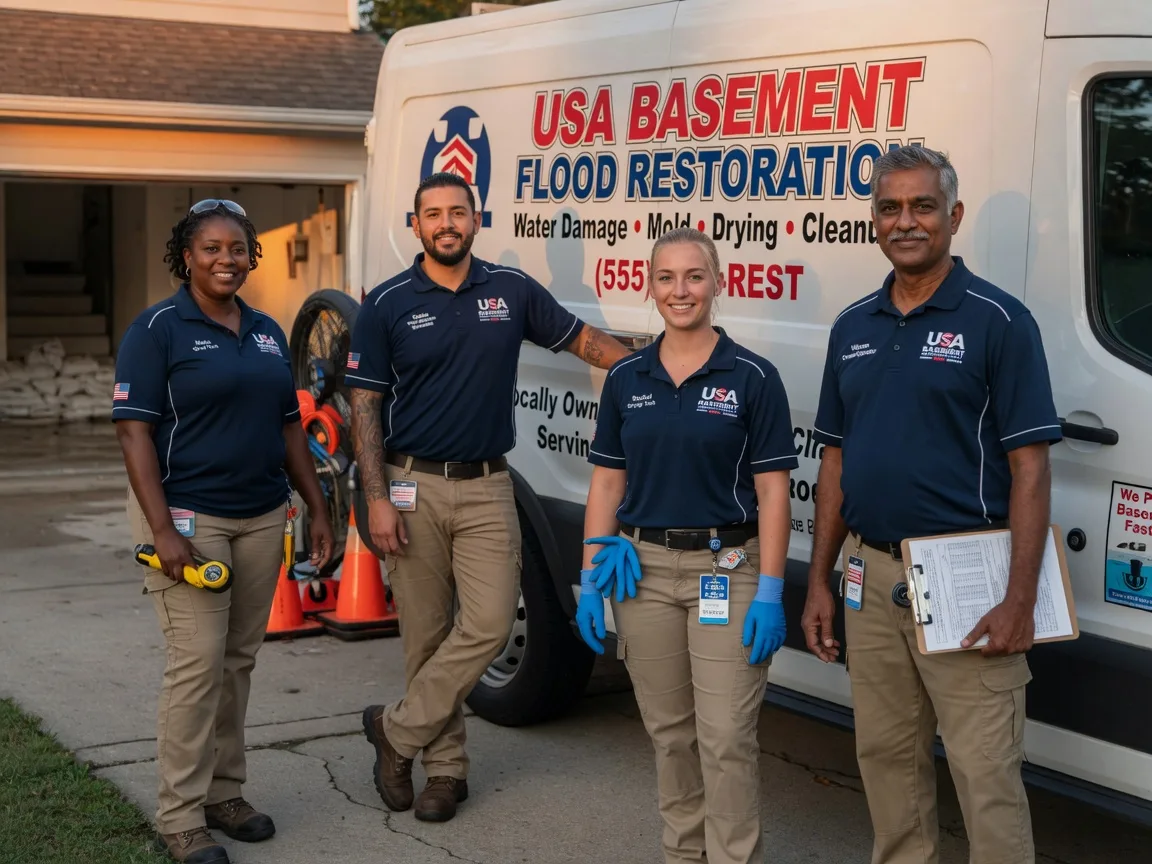 Basement Flood Cleanup company in Burnett, WI